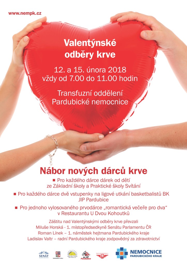 valentýnské odběry krve 2018